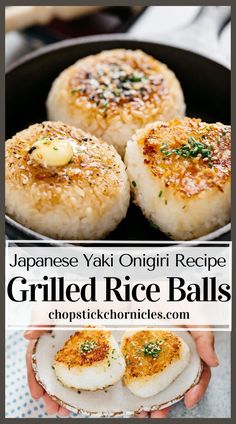 japanese yaki omgiri recipe grilled rice balls