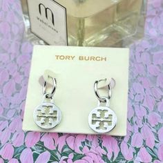 Tory Burch Ring, Small Earrings Gold, Horn Earrings, Rose Gold Crystal, Beaded Tassel Earrings, Silver Logo, Flower Earrings Studs