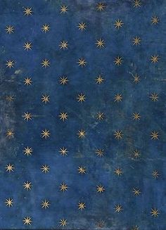 a blue background with gold stars on it