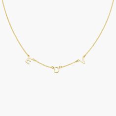 Inez Initial Necklace - Gold Vermeil Ivy Name, Oak And Luna, Natural Decorations, Luna Fashion, Safety Policy, Gold Vermeil Jewelry, 2022 Christmas, Body Balm, Initial Necklace Gold