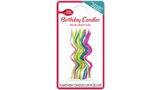 birthday candles are packaged in a package