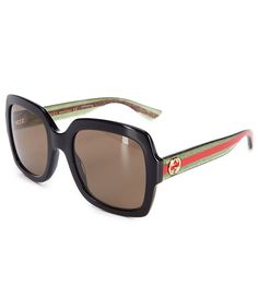 From Gucci&#x2C; these women's sunglasses feature:Square ShapeAcetate FrameSolid LensRxable100% UVA/UVB protectionEye/Bridge/Temple approx. 54/22/140Imported. Gucci Square Sunglasses, Gucci Sunglasses Women 2022, Gucci Anti-reflective Brown Sunglasses, Gucci Brown Anti-reflective Sunglasses, Gucci Green Sunglasses With Uv Protection, Gucci Green Sunglasses With Mirrored Lenses, Gucci Green Polarized Sunglasses, Gucci Polarized Square Frame Sunglasses, Gucci Aesthetic