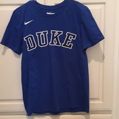 Nike Tee Shirt , Athletic Cut, Royal Blue Size S, New Without Tags Blue Spring College Tops, Nike Short Sleeve Tops For College, Casual Blue Tops For College, Casual Nike T-shirt For College, Nike Blue Casual Shirt, Collegiate Blue Crew Neck Top, Nike Casual Blue Shirt, Casual Blue Nike Shirt, Nike Blue Collegiate T-shirt