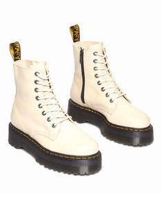 100% Leather Jadon Boots, Yellow Heels, Moccasin Boots, Goodyear Welt, Boots And Sneakers, Doc Martens, Platform Boots, Pisa, Dr. Martens