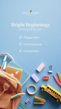 With kids back in school or about to start, it's the perfect time to harness that back-to-school energy with an inspiring diffuser blend of Peppermint, Frankincense, and Cardamom essential oils. 🌿✨ ⁣  ⁣Diffuse this blend after school to create a soothing environment for homework and relaxation. 📚💨⁣  What are your tips for creating a study environment?⁣   #BackToSchool #EssentialOils #Wellness #DiffuserBlends Study Environment, Cardamom Essential Oil, Diffuser Recipes, Natural Lifestyle, Young Living Oils