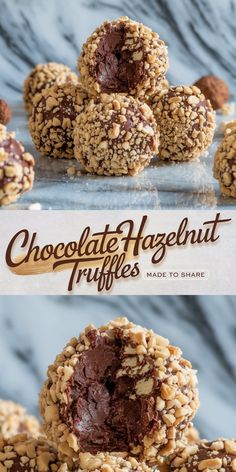 Hazelnut Chocolate Truffles for Every Occasion Homemade Alternatives, Dessert Balls, Ball Cookies, Chocolate Ball, Cherry Dump Cake, Peach Dump Cake, Dump Cake Pumpkin, Hazelnut Chocolate, Apple Dump Cakes