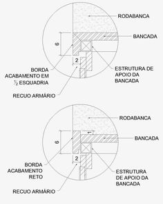 three diagrams showing the different types of metal and wood structures in various stages of construction