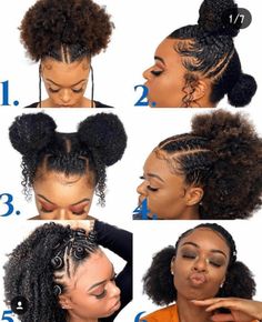 Cabello Afro Natural, Cute Natural Hairstyles, Lazy Hairstyles, Protective Hairstyles For Natural Hair, Natural Hairstyle, Messy Short Hair, School Hairstyles, 4c Hair, Natural Hair Styles Easy