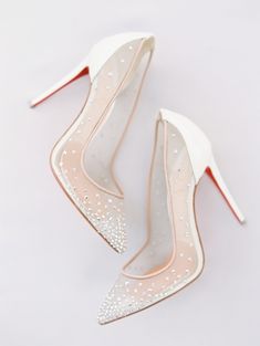 Wedding Shoes Expensive, Wedding Shoes Stilettos, Wedding Shoes Mesh, Wedding Heels Brides Elegant, Wedding Shoes Louboutin, Texas Greenhouse, Wedding Shoes Bride Heels, White And Gold Heels, Louboutin Wedding Shoes