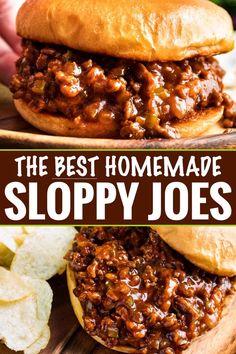 the best homemade sloppy joes