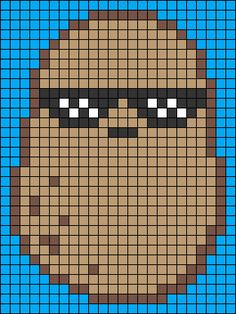 the face of an angry man made out of pixels