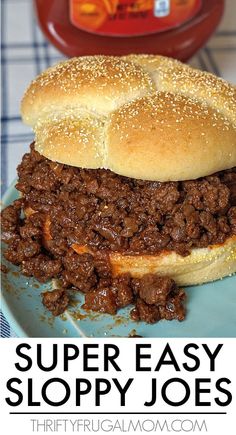 this super easy sloppy joes recipe is the perfect way to use up those leftovers