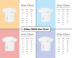 the size chart for children's t - shirts