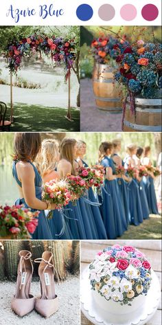 wedding color palettes for the bride and groom