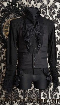 Victorian Outfit Men, Goth Outfits Men, Moda Steampunk