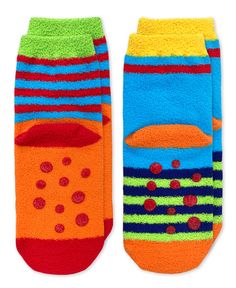 Follow this link to see all my items: https://www.etsy.com/shop/SocksnStock Jefferies Socks 2 pack slipper socks are knit with soft fuzzy yarn, have grippers on the bottom of feet, and fun patterns for boys who love sharks, dinosaurs, and monsters! Colorful patterns includes sharks, dinosaurs, monsters, and multi color stripes. Wear at home while lounging and working on school. Perfect gift for birthdays, holidays, Christmas, and stocking stuffers. Fuzzy slipper socks make a great Valentine's Da Playful Super Soft Multicolor Socks, Playful Multicolor Super Soft Socks, Playful Super Soft Socks For Playtime, Socks Fuzzy, Sock Monster, Boys Slippers, Toddler Christmas Gifts, Monster Face, Toddler Socks