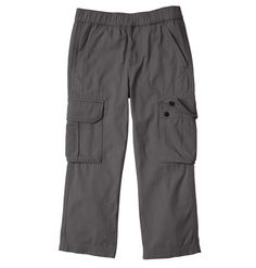 Boy Cargo in Slate Gray | Primary.com Kids Cargo Pants, Toddler School Uniforms, Spring Outfits Kids, Comfortable Pants, Colored Pants, Cargo Shorts, Cargo Pants