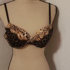 Very Sexy Lined Demi Buste Soft Bra Lacy Black Animal Print Stretch Underwire Bra In Leopard Print, Leopard Print Stretch Underwire Bra, 32d Bra, Coverage Bras, Strappy Bralette, Green Bras, Printed Bras, White Bras, Demi Bra