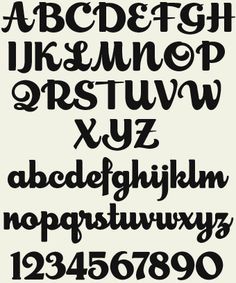 the upper and lower case of an old fashioned font, with black ink on white paper