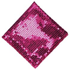 Fuchsia sequin pocket square Blazer Pocket, Black Pocket Square, Suspenders For Women, Glitz And Glamour, Sequin Bow, Custom Ties, Wedding Ties, We Made It, Color Swatch