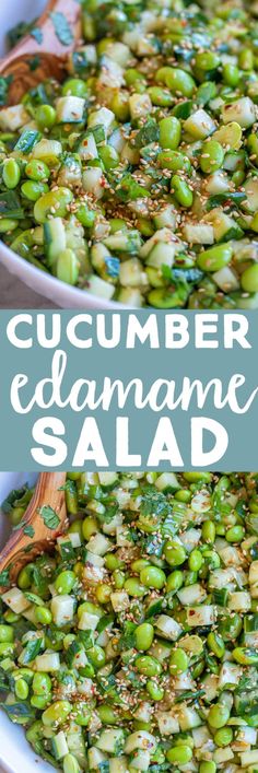 this cucumber edamame salad is the perfect side dish for any occasion