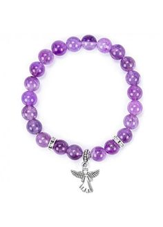 Color:Purple;Package Contents:1 X Bracelet;Occasion:Sport; Purple Crystal Bracelet With 8mm Beads As A Gift, Purple 8mm Beads Bracelets As Gift, Purple Bracelets With 8mm Beads As Gift, Purple 8mm Beaded Bracelet, Purple Spiritual Beaded Jewelry, Spiritual Purple Beaded Jewelry, Bohemian Purple Round Crystal Bracelet, Purple Stretch Bracelet With Gemstone Beads As Gift, Purple Gemstone Beads Stretch Bracelet As Gift