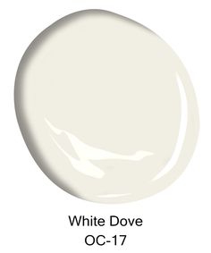 a white paint with the words white dove on it