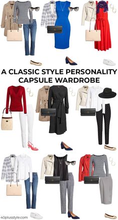 What Is Classic Style, Classic Personal Style, Classic Style Personality, Classic Clothing Style, Classic Style Women Timeless, Minimal Classic Style, Classic Style Fashion, Capsule Wardrobe Women, Classic Capsule Wardrobe