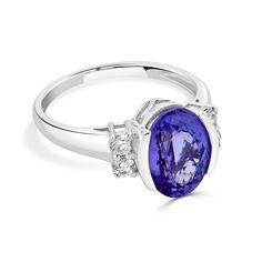 11x8 Violetish Blue AAAA Tanzanite Ring Oval shape 3.58 ct with 0.26 cttw Diamond in 14K White Gold Product Information SKU TT50083/4 Metal Type 14K Metal Color White Gold Ring Style Solitaire Primary Stone Gemstone Name Tanzanite Gemstone Species Zoisite No. Of Gemstones 1 Gemstone Shape Oval Gemstone Weight 3.58 Gemstone Size 11x8 Origin Tanzania Secondary Stone Gemstone Name Diamond Gemstone Species Diamond No. Of Gemstones 4 Gemstone Shape Round Gemstone Weight 0.26 Gemstone Size - Origin - Luxury Style Outfit, Tanzanite Ring, Stylish Rings, Tanzanite Gemstone, Ring Oval, Ring Style, White Gold Ring, Metal Color, Diamond Gemstone