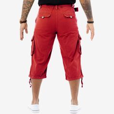 These classic below knee cargo shorts from XRAY are constructed with quality and durable materials for long-lasting comfort and breathability. Red Cotton Sports Pants, Casual Red Bottoms With Multiple Pockets, Red Casual Bottoms With Multiple Pockets, Casual Red Bottoms With Pockets, University Red Casual Bottoms For Streetwear, Casual University Red Bottoms For Streetwear, Casual Red Cargo Pants With Pockets, Red Casual Cargo Pants With Pockets, Casual Red Pants With Belt Loops