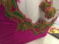 Aariwork Blouse Designs, Bridal Aari Work, Aari Work Designs, Best Blouse Designs