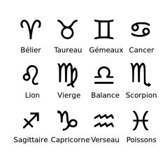 zodiac signs and their meanings in french