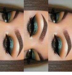 Green Makeup, Colorful Eye Makeup, Jaclyn Hill, Makeup Eye Looks, Trendy Makeup, Make Up Looks, Eye Makeup Art, Natural Eye Makeup, Luxury Makeup