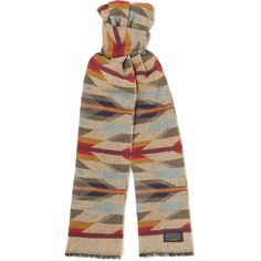 Pendleton's scarf is jacquard-knitted with the brand's 'Wyeth Trail' pattern, inspired by the Iroquois legend of the Three Sisters and paying tribute to the Native American practice of companion planting. The neat rows symbolise ancient gardens and the neutral shades are those of native corn crops. It's spun from soft wool in a substantial shape that's ideal for layering. The Three Sisters, Scarf For Men, Three Sisters, Warm Scarf, Scarf Men, Jacquard Knit, Companion Planting, Wool Scarf, Soft Wool