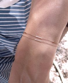 Bamboo Bracelet, Make A Choice, Skincare Ingredients, Clean Beauty, Solid Yellow, Delicate Bracelet, Jewelry Crafts, Jewelry Accessories, Yellow Gold