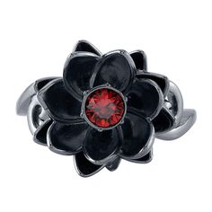 Cast a few spells with our collection of Magic: The Gathering Jewelry like this Black Lotus Crystal Ring from RockLove! These Magic: The Gathering earrings is crafted in solid sterling silver and plated in gleaming black rhodium, making it durable and authentic! Always made with love for the fandom and crafted with precious metals. Lotus Crystal, Powerful Spells, Face Artwork, Black Lotus, Orange Interior, Magic Cards, Exclusive Jewelry, Crystal Ring, Black Rhodium