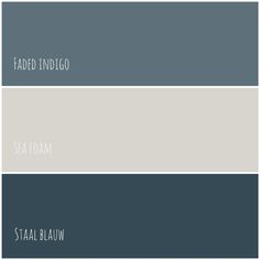 four shades of gray and white with the words seafoam