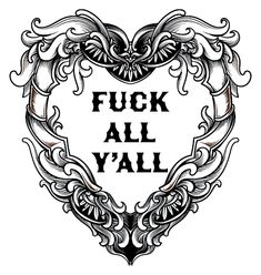 Fuck all yall sticker. For when you have plenty of fucks to hand out, to every damn body. Perfect for any occasion. Measures about 2x3" Laminated for water resistance and unfuckabilty. Savage Stickers, Dope Words, Leg Tats, Alex Diaz, Lips Art Print, Adult Stickers, Lips Art, Free Printables Organization