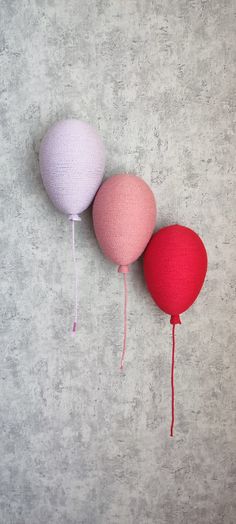 colorful balloons,balloon,cotton string balloon, children's room decoration, child's room decoration, hanging decoration, handmade balloon