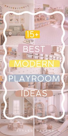 the top 15 best modern playroom ideas for your child's bedroom or playroom