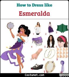 how to dress like esmerallda