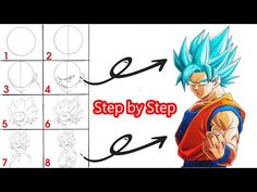 how to draw gohan from dragon ball super broly step by step for kids