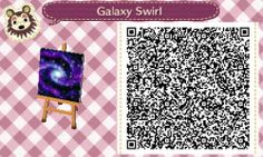 an animal crossing qr code is displayed in front of a pink and white checkered background