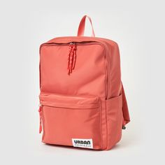 The Poppy Backpack by Urban Originals is a stylishly simple backpack designed with everyday use in mind. It is crafted from recycled nylon, combining sustainability with practicality. Casual Recycled Polyester Backpack For Daily Use, School Backpack In Recycled Polyester, School Backpack Made From Recycled Polyester, Recycled Polyester Standard Backpack For School, Standard School Backpack In Recycled Polyester, Trendy Nylon Backpack For Commuting, Recycled Polyester Everyday Backpack, Everyday Recycled Polyester Standard Backpack, Casual Recycled Polyester Backpack