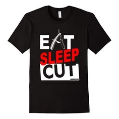 Get your product: Eat Sleep Cut Barber T Shirt Men Fashion Cotton T-Shirts
1. PRODUCT INFORMATION:

Proudly printed in America
5.3 oz, unisex fit
Heavy cotton, classic midweight fabric
Material: 100% cotton | Dark Gray: 50% cotton:50% polyester | Light Gray: 90% cotton:10% polyester
Double-needle stitched neckline, bottom hem, and sleeves
Quarter-turned to eliminate center crease
7/8 inch collar
Tear-away label
Machine-wash safe
Copyrighted artwork
2. SIZE CHART:
3. RETURN:
We will gladly issue Short Sleeve T-shirt For Father's Day Streetwear, Father's Day Logo Print Short Sleeve T-shirt, Father's Day T-shirt With Logo Print And Short Sleeves, Father's Day Short Sleeve T-shirt With Logo Print, Men Fashion Shirt, Cotton Fashion, Barber Life, Men Shirt Style, Eat Sleep