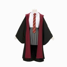 Hogwarts School Uniform, Harry Potter Script, Hogwarts Outfits, Gryffindor Aesthetic, Harry Potter Cosplay, Harry Potter Outfits