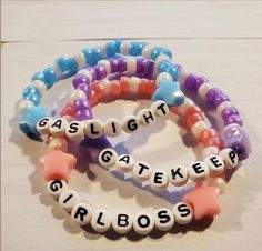 Gaslight Gatekeep Girlboss, Rave Bracelets, Timmy Turner, Diy Kandi Bracelets, Pony Bead Bracelets, Diy Kandi, Kandi Kid, Kandi Cuff, Kandi Patterns