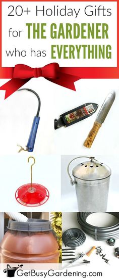 This list of gifts for gardeners has tons of ideas for ChristmasMother's and Father's Dayor their birthdayeven if they have everything. Garden Gadgets Products, Beautiful Gardens Landscape, Herb Garden Kit, Sustainable Gardening, Gardening Diy