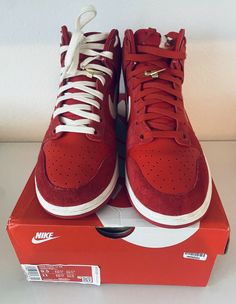 2021 Nike Dunk High SE First Use University Red Shoes DH0960-600 Size Men 9.5. Gently Worn. Excellent Condition. Ready 2 Ship With Box. Reliable Customer Service. Nike Dunk High, Dunk High, Red Shoes, Cross Training, Nike Dunk, Nike Dunks, Nike Air Force Sneaker, Air Jordan Sneaker, High Top Sneakers