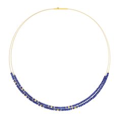 Cusca Lapis Necklace-Jewelry-Bernd Wolf-Sorrel Sky Gallery Navajo Weaving, American Fine Art, Lapis Necklace, Contemporary Fine Art, Pendant Rings, Engagement Jewelry, Artistic Jewelry, Wedding Rings Engagement, Gold Earrings